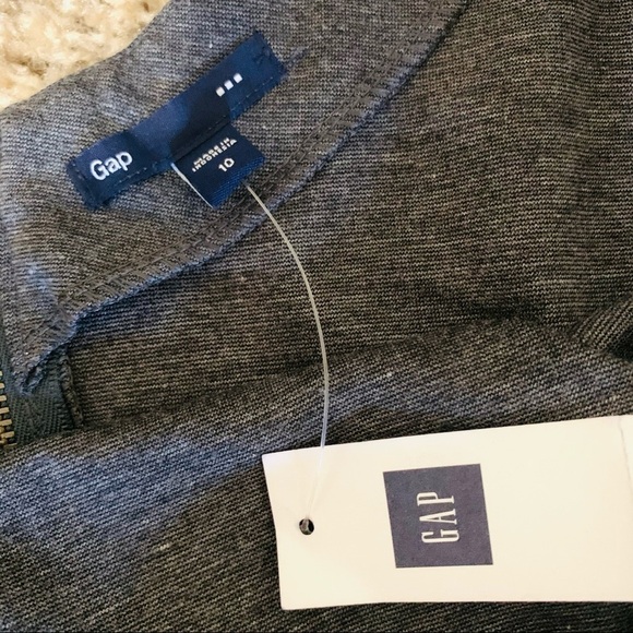 NWT GAP Gray Helen Cocktail Dress women size 10 - Picture 8 of 9